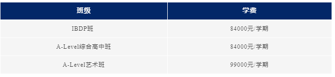 园外国际高中部招生学费