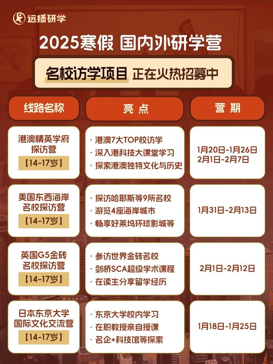 精英校访学研学营